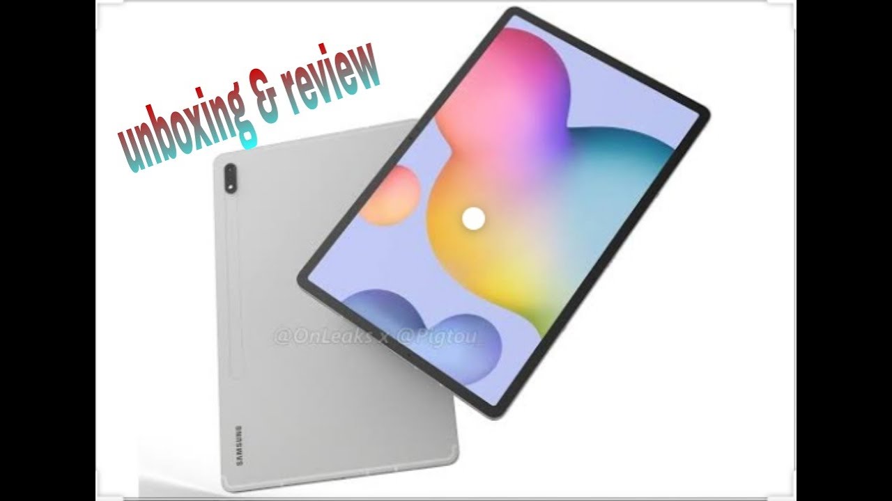 Samsung galaxy tab s7 plus unboxing and review by techno prayag