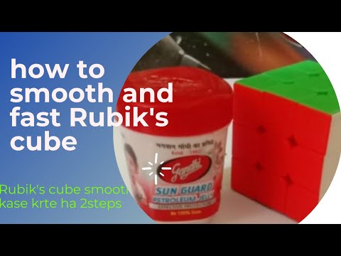 How to smooth the Rubik's cube 2steps ## Rubik's cube fast kase kae vaseline sa
