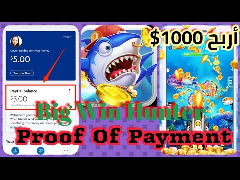 Big Win Hunter | Proof of withdrawal | I won 1000$ | Big Win Hunter Real Or Fake | الربح من الانترنت