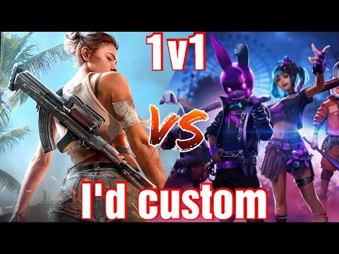 1v1_Id custom in free fire ? me vs my friend