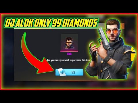 FREE FIRE DJ ALOK CHARACTER ONLY FOR 99 DIAMONDS SPECIAL OFFER SUBSCRIBE THE CHANNEL AND TOP UP