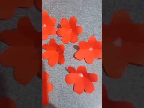 how to make paper flower wall hanging craft ideas ??