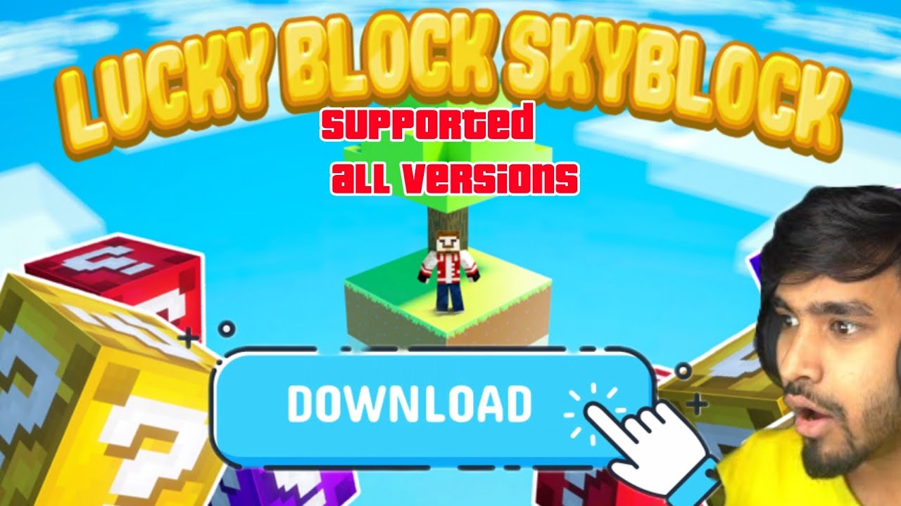 How to install LUCKYSKY BLOCK MAP FOR MCPE ANDROID FOR 1.18.1 | Gameradiplayz
