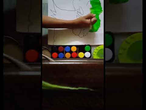 Amazing tree drawing with paint colors? please like and subscribe the vedio#Phalak art and craft