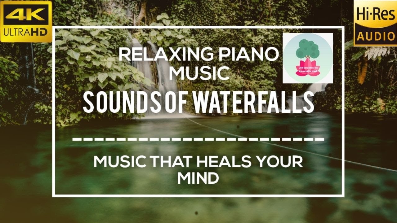Sounds of Waterfalls-RelaxingMusic|AmbientMusic|CalmMusic|StudyMusic|4KVideo|60fps|5.1SurroundAudio