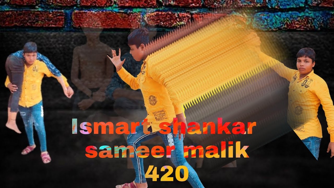 sameer malik 420  ismart shankar spoof short Filem comedy  husain pur kalan ki video