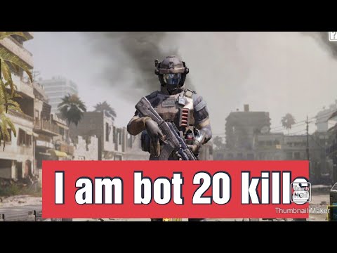 Call of duty mobile gameplay 20 kill pretending be a bot