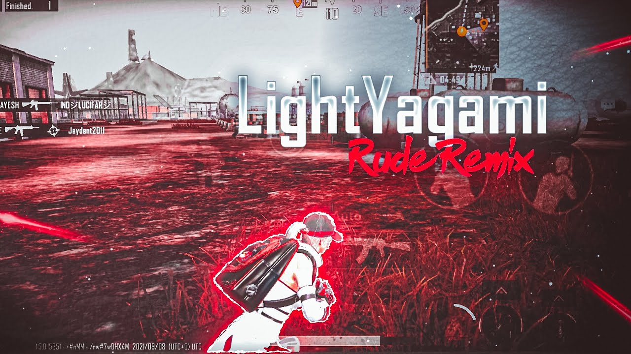 LightYagami | Rude Remix | BGMI Montage
