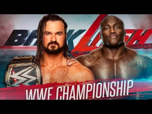 DREW MCINTYRE VS BOBBY LASHLEY WWE CHAMPIONSHIP FULL MATCH HD- DREW MCINTYRE VS BOBBY LASHLEY MATCH