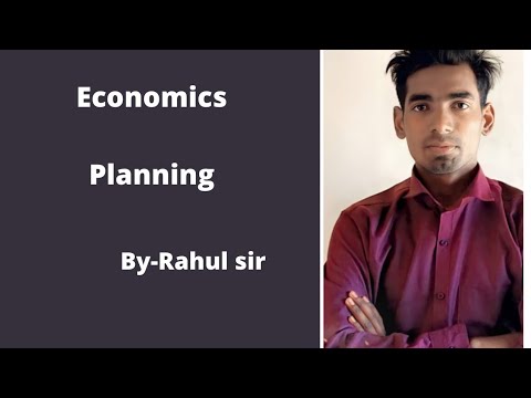 Economics ||planning ||Rahul sir||Study with Amansingh