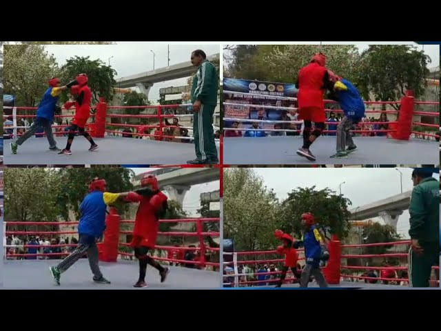 Kainat Saleem's first Boxing Fight & first Gold | Blue Corner | Knockout in just 2nd Round (KO)
