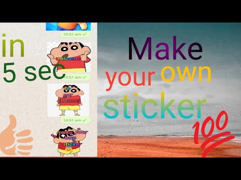 how to create own sticker in whatsapp 2021