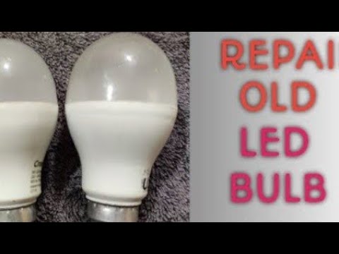 How to repair led bulb in just 20/- rupees...//. Legend R.V Singh//