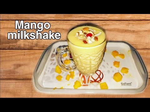 Easy Mango Milkshake Recipe | मैंगो  मिल्क शेक #short #shortvideo #firstshortvideo #youtubeshort