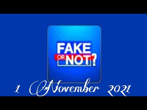 1st November 2021 fake or not answers