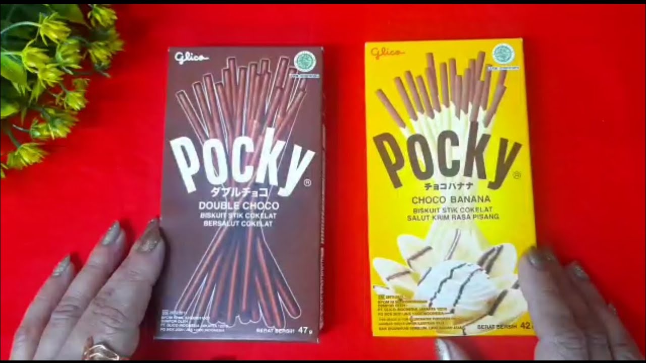 Pocky sticks / Double choco , Choco banana / ?? / Mommy planet