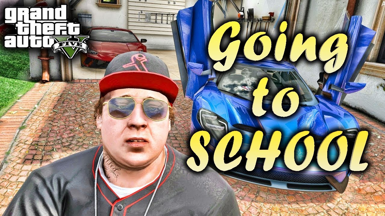 GTA5 Jimmy going to school | Jimmy real life mod series #1