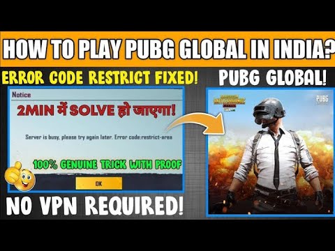 Pubg Mobile Global Version play n download without Vpn