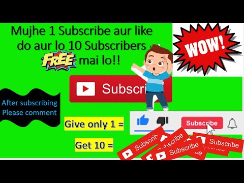 Like +Subscribe this video for 10 subscribers | Ek like +subscribe diyaa to milenge 10 subscribers |