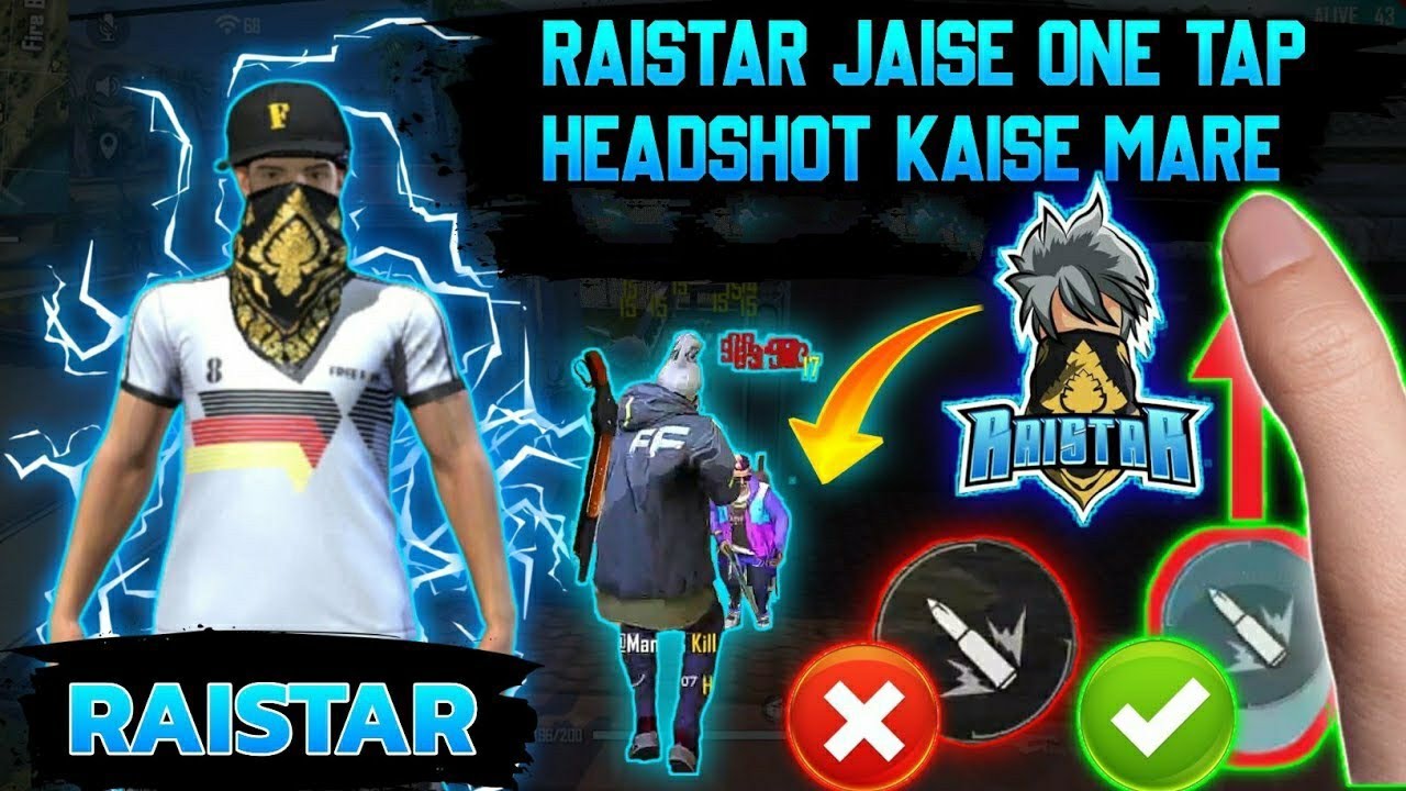 #Raistar ke jaise headshot kaise mare #freefire