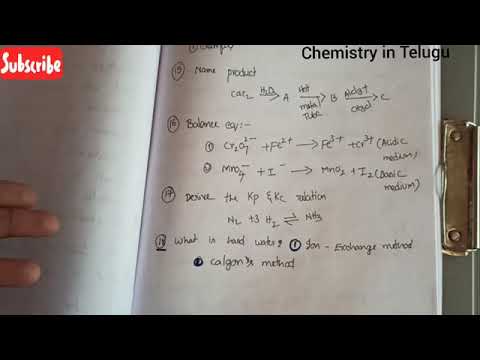 Class 11   Most important chemistry question for board exam please check two marks total 6 parts