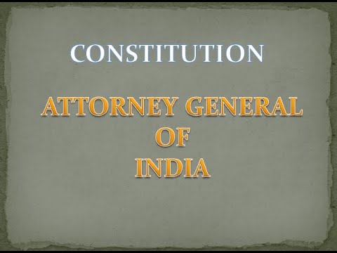 Attorney general and Advocate General of India In Kannada