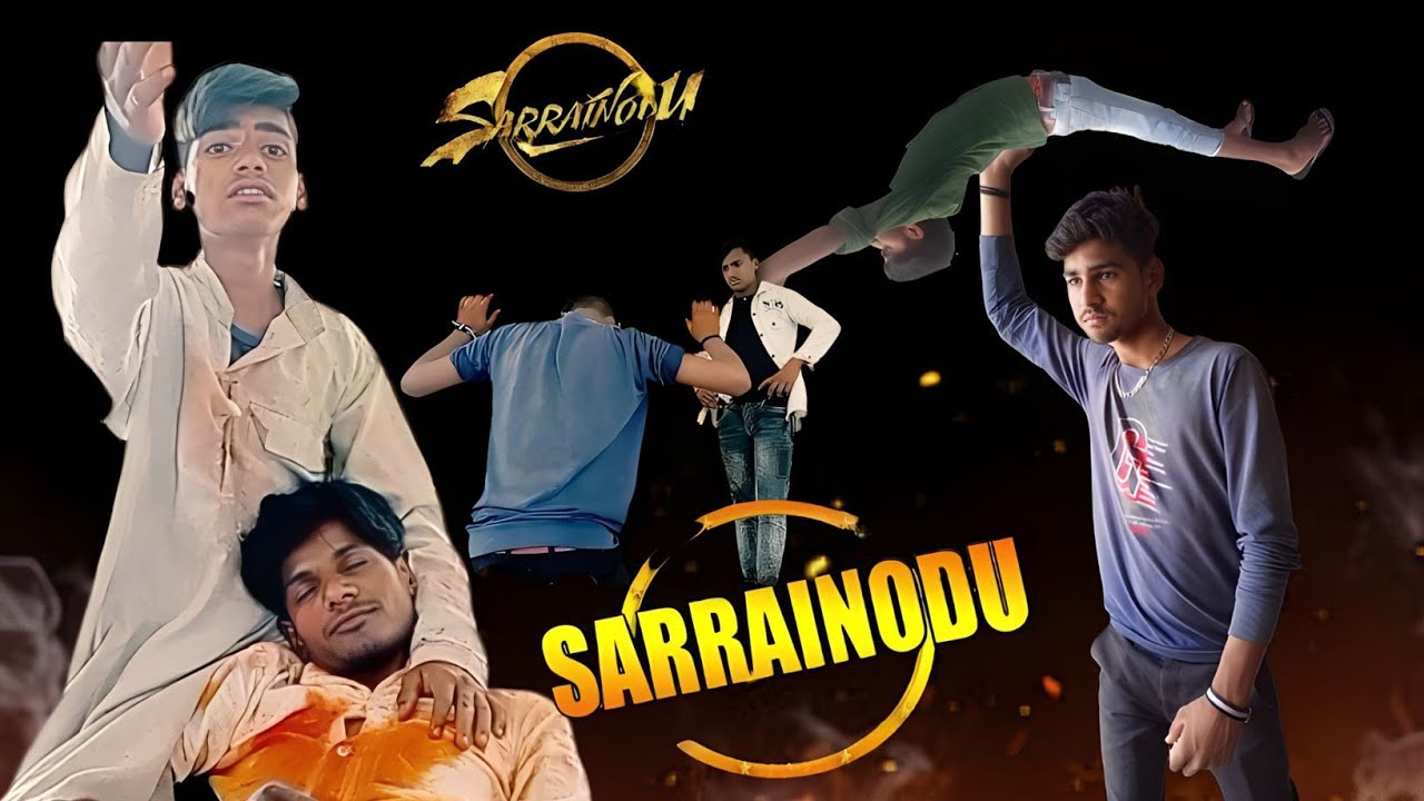 Sarrainodu Movie Fighting Scene Sarrainodu Movie Action Scene Sarrainodu Hindi Fight Scene
