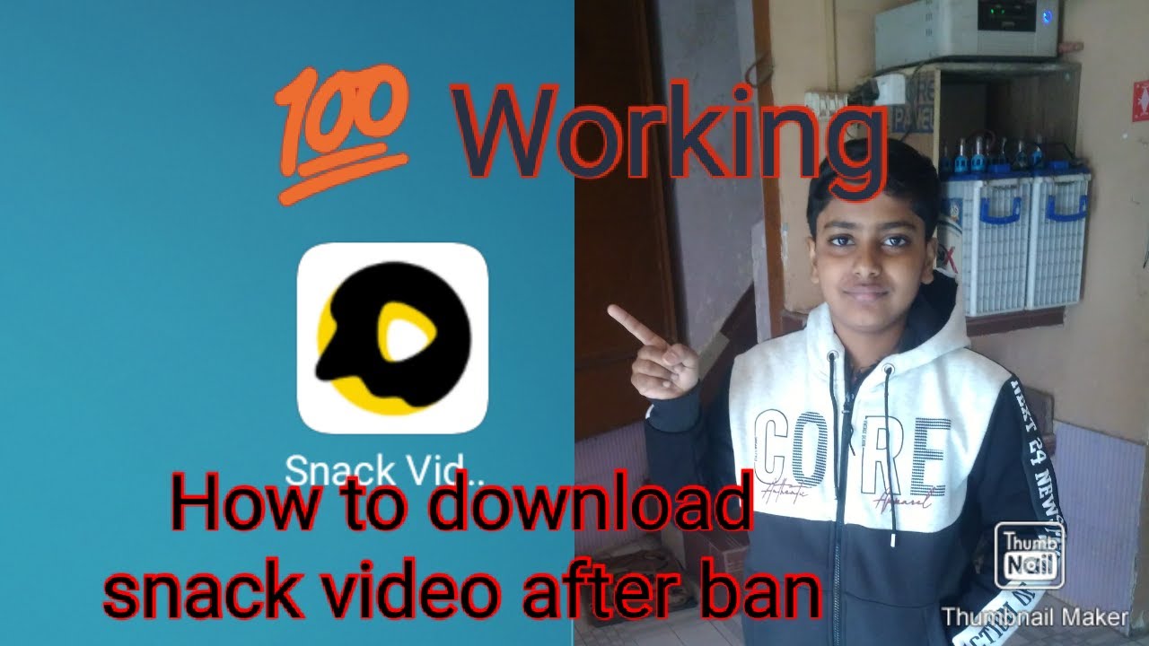 How to download snack video after ban