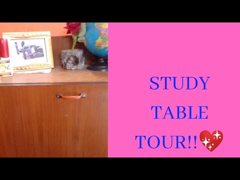 MY STUDY TABLE TOUR| @Anu's Life|