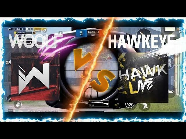 Woolf VS Hawkeye || Pubg || Sniper only ||AWM.M24 || HAWKEYE IS LIVE