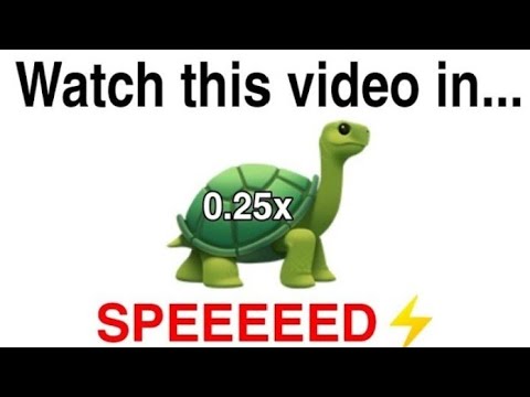 See this video on 0.25x speed?