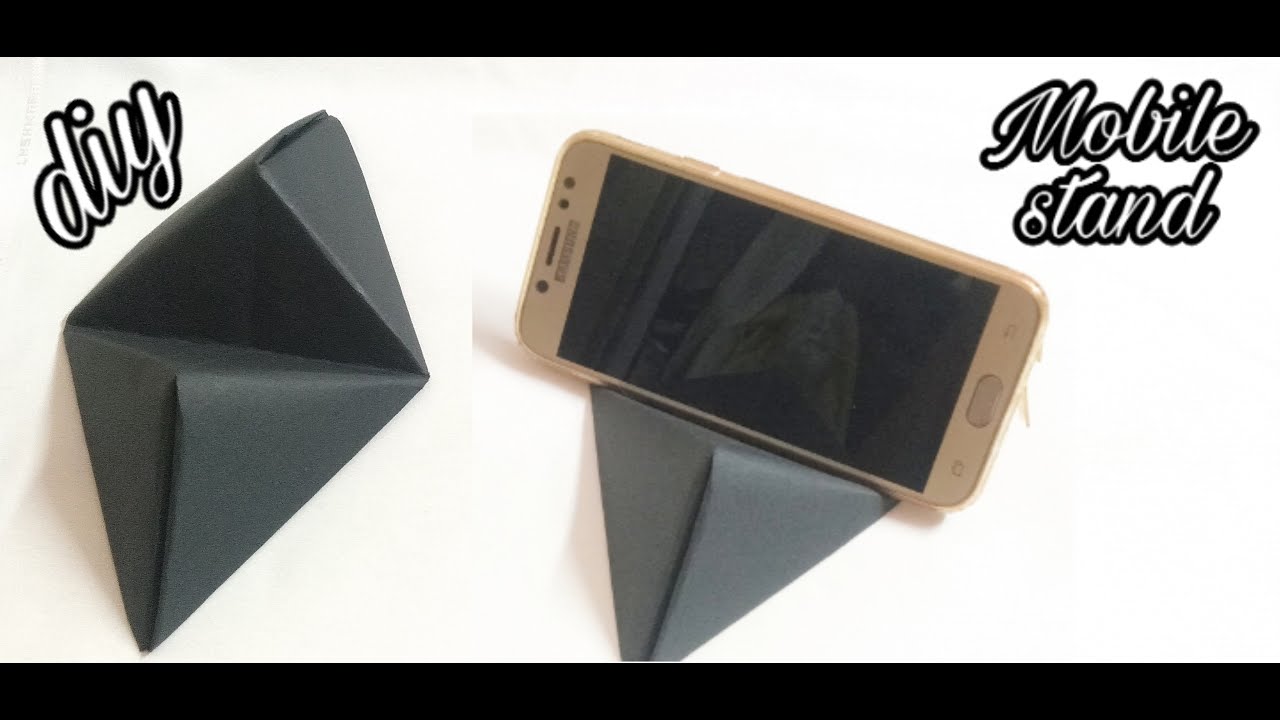 How to make paper mobile stand | DIY origami phone holder | Mr. Easy Life Hacker