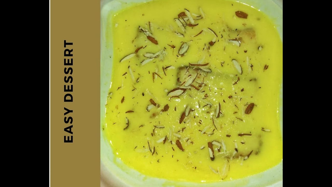 Easy and quick dessert recipe by (cooking with Rida )