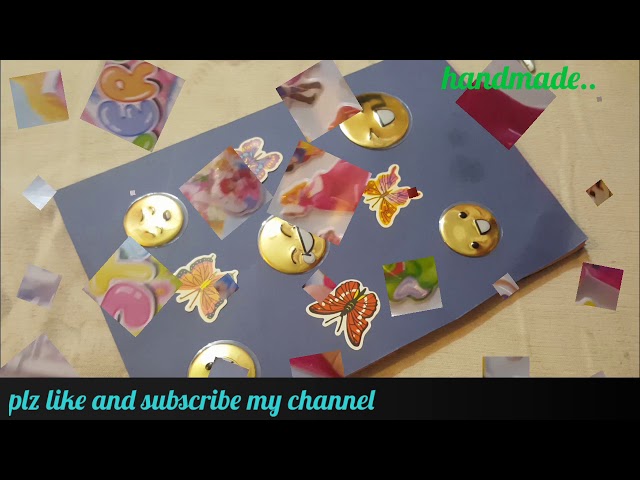 Handmade jokes books for your child/ mjo/easy trick with cute princess stickers