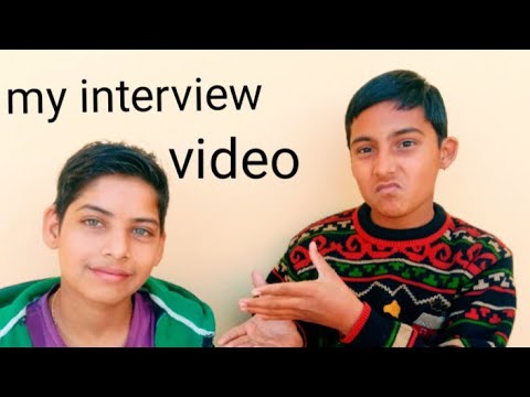 my interview video