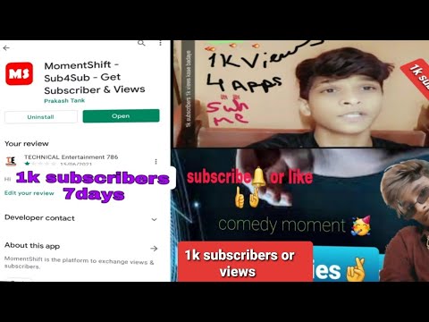 1k subscribers in 7days how it possible by app?//subscribe kase badaye//apne channel me1k subscriber