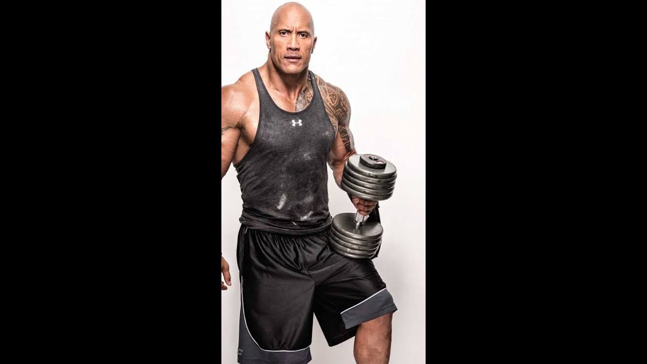 Dwayne The Rock Johnson Best Workout Moments ( Ultimate Workout )