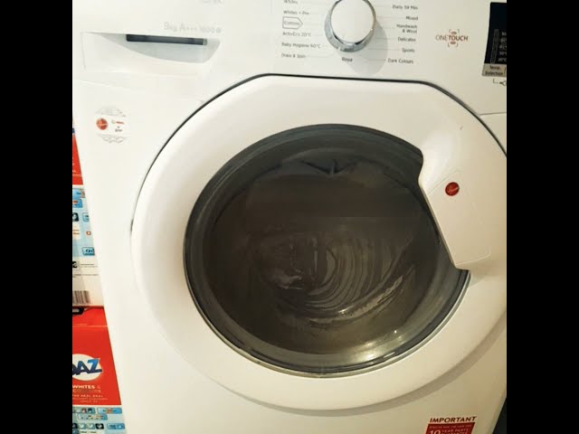 hoover washing machine 1600RPM spin