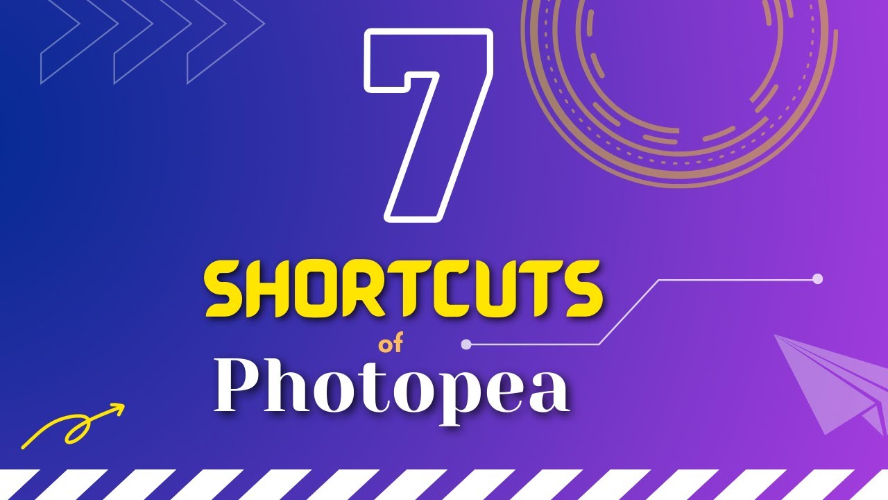 Top 7  shortcuts of photopea in Bangla