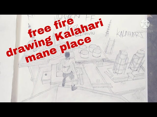 free fire drawing Kalahari map mane place