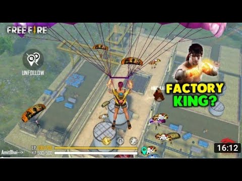 Gaming logo is Next Factory King? Only Factory Roof Challenge With Amitbhai Garena Free Fire