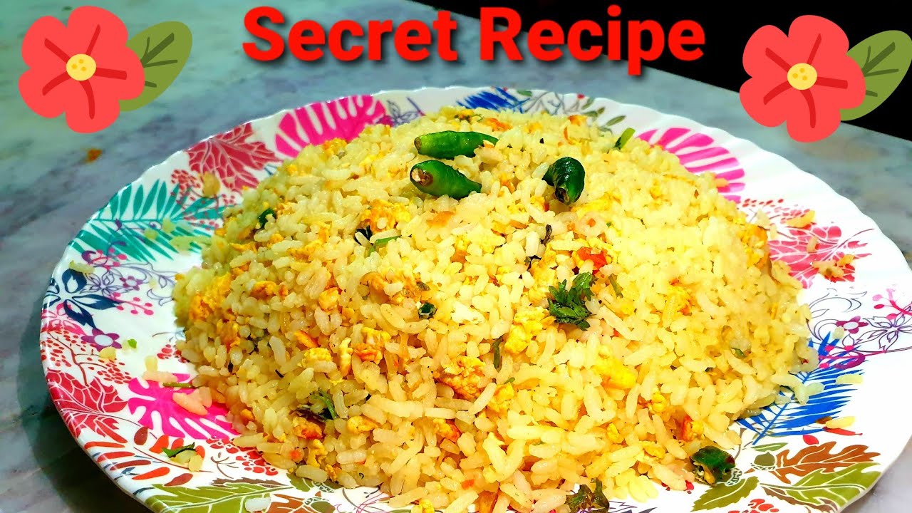 ভাত দিয়ে ফ্রারাইড রাইস রেসিপি। Bhat Diye Fried Rice ranna Recipe. Fried Rice Recipe