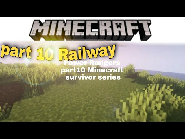 Minecraft Railway system power rail in Minecraft part 10