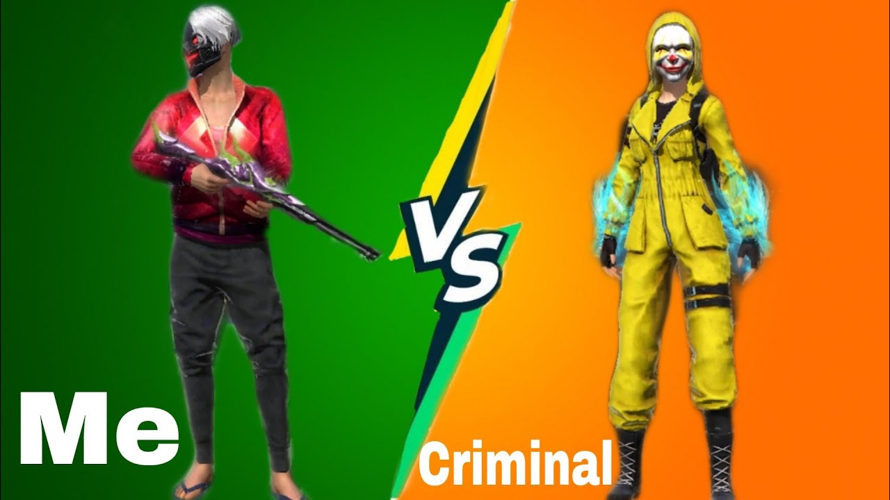 Garena Free Fire | Normal player Vs Yellow criminal in Training Ground | Majestic G@ming Vlogs