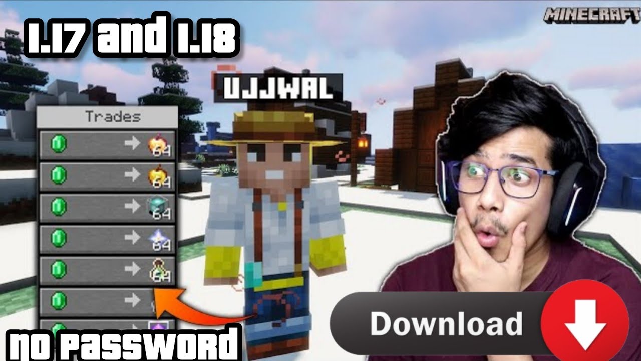 MINECRAFT BUT YOUTUBERS TRADE OP ITEMS MOD DOWNLOAD In  TLAUNCHER|GAMERADIPLAYZ