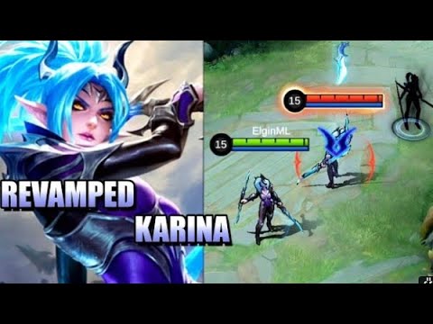 Karina Revamped Short Gameplay   Mobile Legends Bang Ban