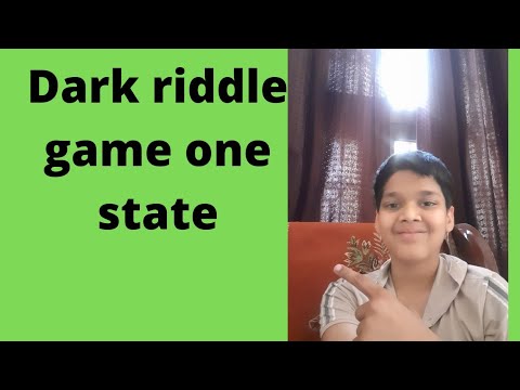 dark riddle game/state one