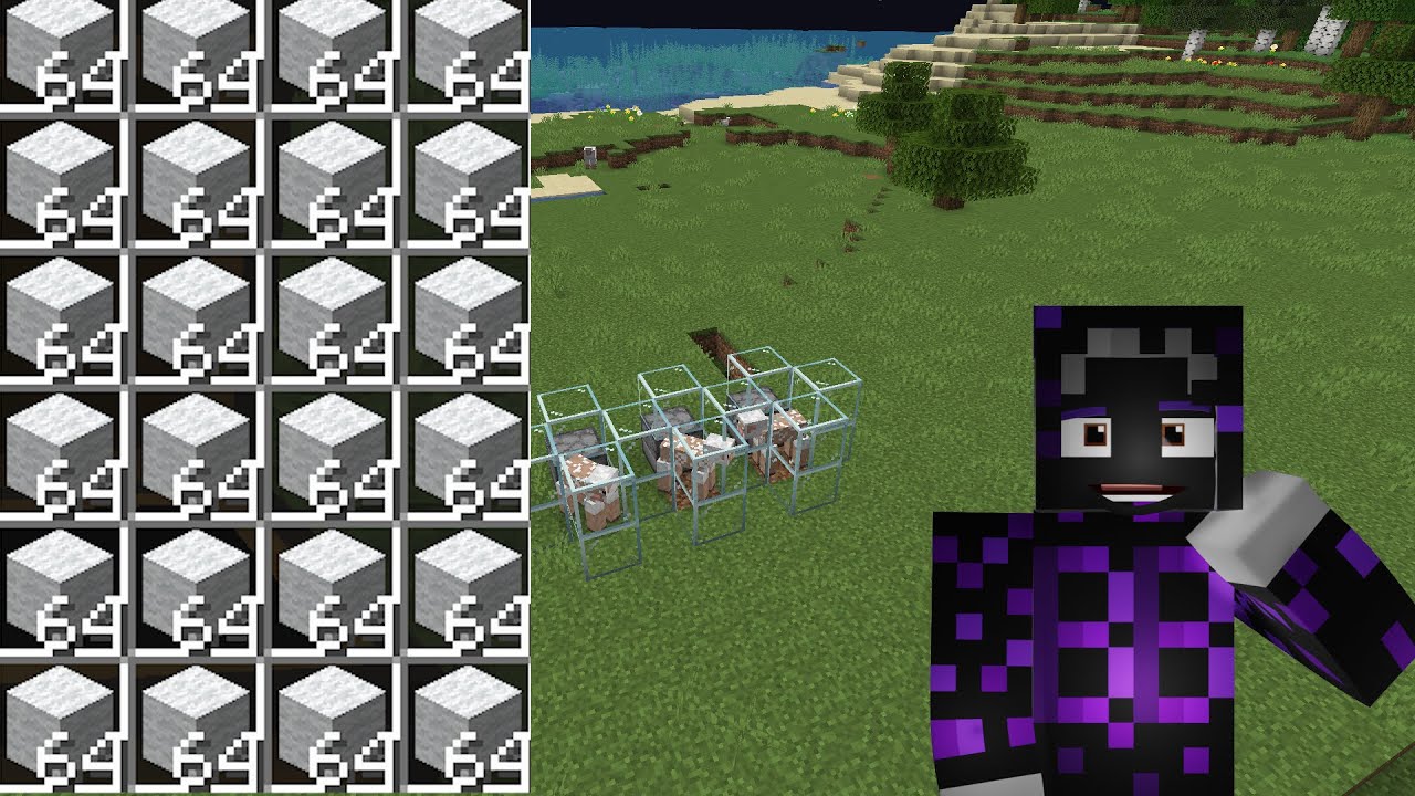 Ich baue eine Wolle Farm in Minecraft 1.19