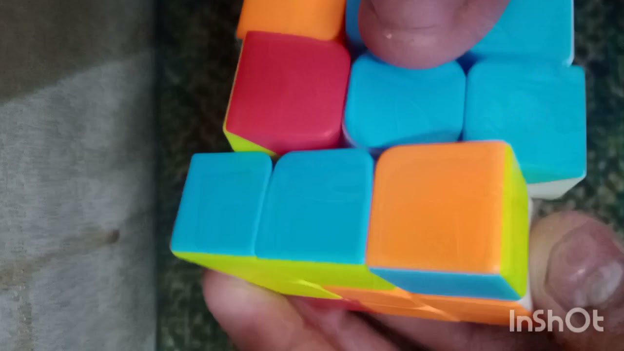 I solved my unboxeed cube in 1 minute |