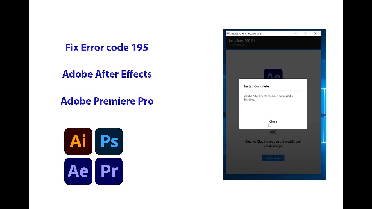 How To Fix Error Code 195 On Adobe Premiere pro